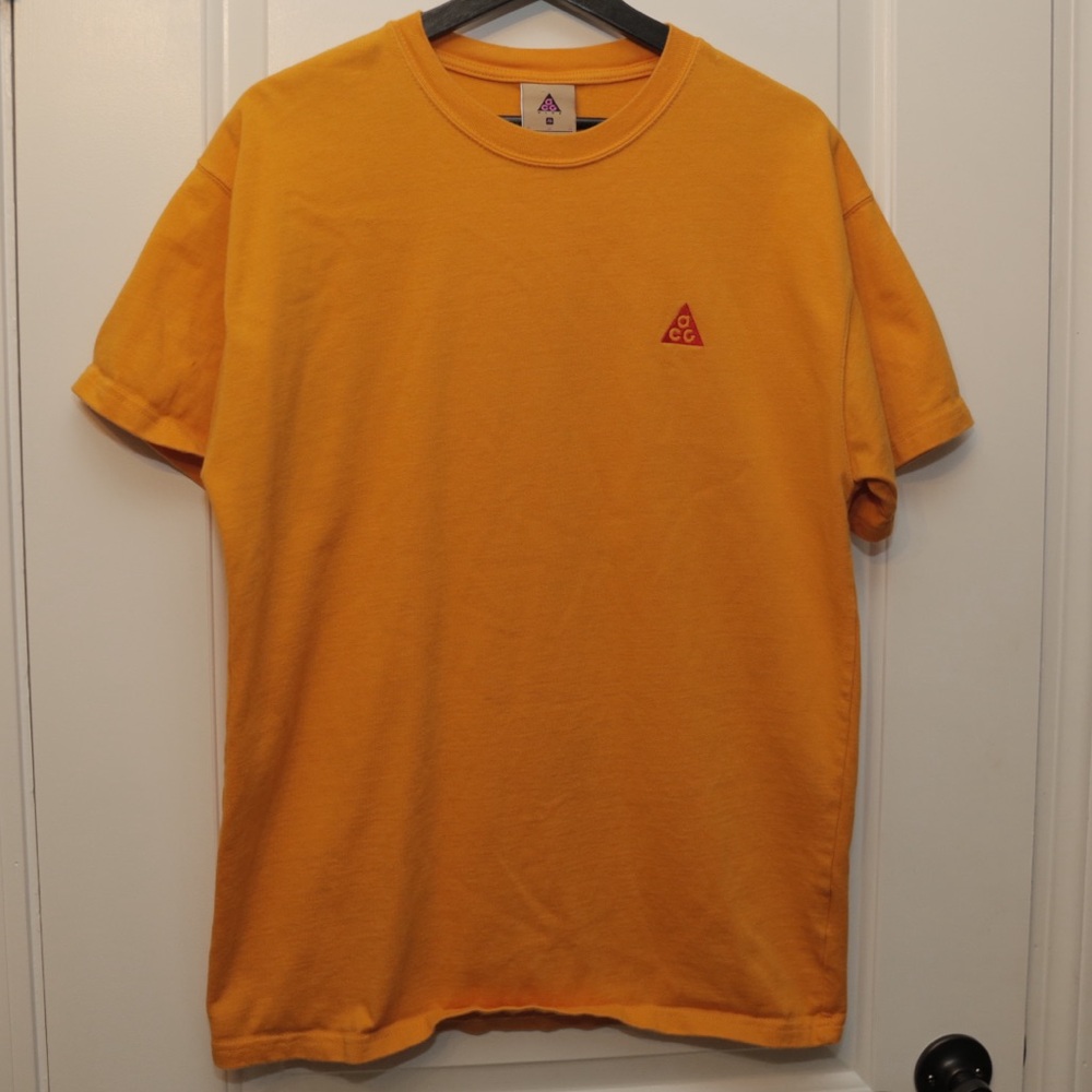 Nike ACG Yellow Short Sleeve Tee